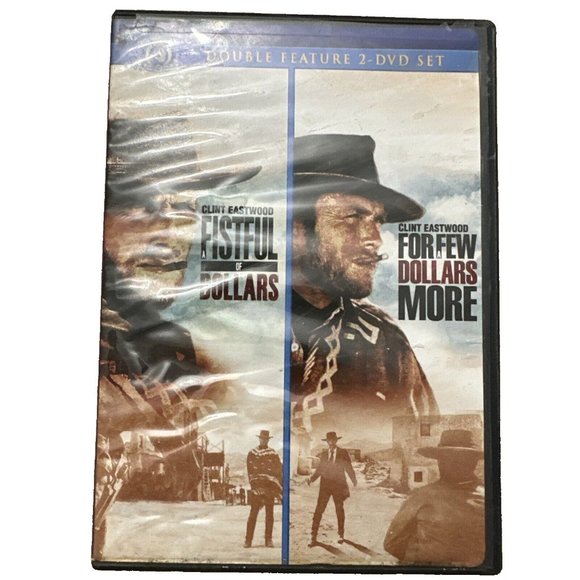 Clint Eastwood DVD Double Feature A Fistful of Dollars and A Few Dollars More - Picture 1 of 1